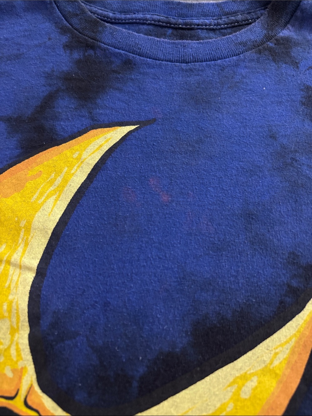 Soul Eater Moon Tie Dye Anime Graphic Tee Blue Crunchyroll Small - Picture 4 of 8